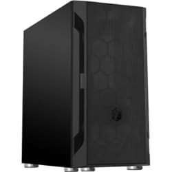 FARAシリーズ Micro-ATX ゲーミングケース スチールサイドパネル ブラック SST-FAH1MB
