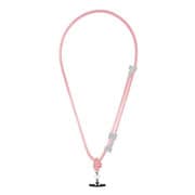 充電ケーブル内蔵ショルダーストラップ USB-typeC to USB-typeC ホットピンク YogglePower-HPKCC