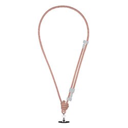 充電ケーブル内蔵ショルダーストラップ USB-typeC to USB-typeC ダークピンク YogglePower-DPKCC