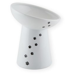猫用 脚付にゃにゃめフードボウル トール猫柄 DC-0717-01