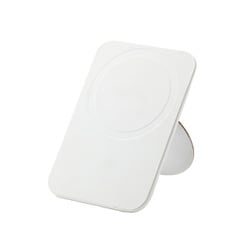 P-DSMSTCCWH [スマホスタンド MagSafe （ マグセーフ ） iPhone 用 スマホ カードケース スタンド マグネット 簡単脱着 軽量 薄型 ホワイト]