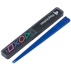 抗菌音の鳴らない箸・箸箱セット Play Station ロゴ ABC4AG