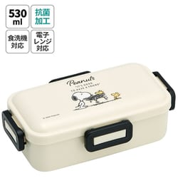抗菌ふわっと弁当箱 530ml PEANUTS SNOOPY バッジ PFLB6AG