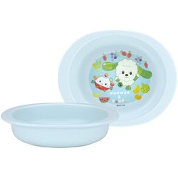 抗菌レンジ食洗機対応PP製ベビー小皿 いないいないばあっ！ 25 XP25AG