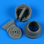 QIC72691 1/72 Fw190D-11/12/13カウリング w/冷却フラップ 開状態 （IBG用） [プラモデル用パーツ]
