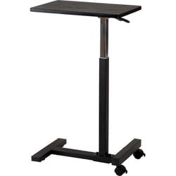 昇降サイドテーブル ブラック W48×D30×H60-95cm 【組立式】 END-404BK