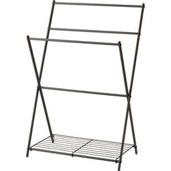 フォールディングハンガー グレー W58×D38.5×H88.5cm 【組立式】 MIP-59DGY