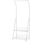 MIP-58WH [フォールディングハンガーラック ホワイト W60×D38.5×H161cm 【組立式】]