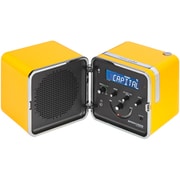 radio.cubo(ラジオクーボ) ポータブルラジオスピーカー Bluetooth対応 Yellow Sun TS522D+S 50-GS-J
