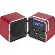 radio.cubo(ラジオクーボ) ポータブルラジオスピーカー Bluetooth対応 Red TS522D+S 50-R-J