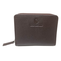 GIANNI VALENTINO ラウンドファスナー二つ折り財布 チョコ 61G523CHO