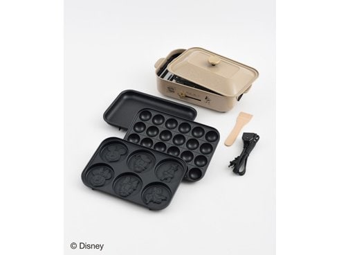 新品　訳あり　BRUNO DISNEY コンパクトホットプレート ディズニー 楽天市場】BRUNO コンパクトホットプレート DISNEY たこ焼き