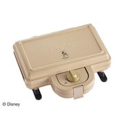 限定 ディズニー ホットサンドメーカーダブル ベージュ BOE136-BE