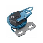 ヘルメット用ワイヤーロック ハンドルクランプ取付 ストレート サックスブルー MF-4770