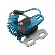 ヘルメット用ワイヤーロック ハンドルクランプ取付 コイル サックスブルー MF-4775