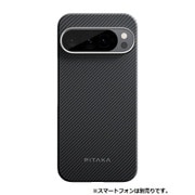 GPB2401 [アラミド浮織 MagEZ Case 5 for Google Pixel 9/9 Pro 黒/グレー ツイル柄 600D]