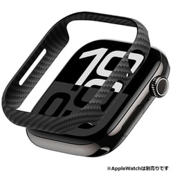 AWB2401 [Apple Watch Series 10（46mm）用 Air Case 600Dアラミド繊維 ブラック/グレーツイル柄]