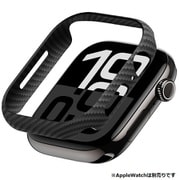AWB2401 [Apple Watch Series 10（46mm）用 Air Case 600Dアラミド繊維 ブラック/グレーツイル柄]