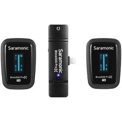 2.4G ワイヤレスマイクシステム Lightning端子レシーバー（送信機2台/受信機1台/ラべリアマイク付属） Blink500 Pro X B4