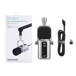 ダイナミックブロードキャスティングマイクロホン XLR/USB-C出力 SR-BV3
