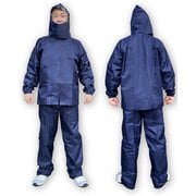＃9530 [カッパ 上下セット ネイビー LL 適応身長170cm～175cm レインソルジャー]