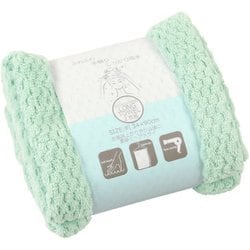 モコモコマイクロタッチ フェイスタオル 約幅34×長さ90cm 2枚 グリーン ZGMF-290-2P