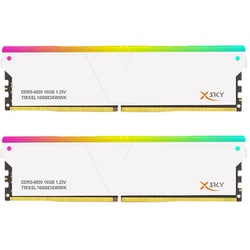 XSky RGB Series PC5-48000 / DDR5 6000Mhz メモリモジュール 16GB×2枚組 TMXSL1660836WWK