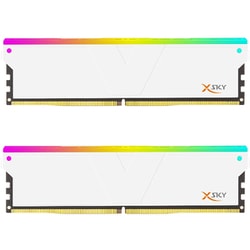 XSky RGB Series PC5-49600 / DDR5 6200Mhz メモリモジュール 16GB×2枚組 TMXSAL1662834WWK