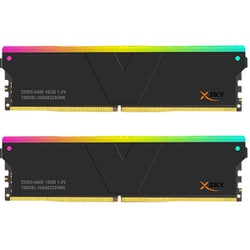 XSky RGB Series PC5-51200 / DDR5 6400Mhz メモリモジュール 16GB×2枚組 TMXSL1664832KWK