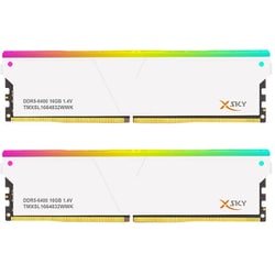 XSky RGB Series PC5-51200 / DDR5 6400Mhz メモリモジュール 16GB×2枚組 TMXSL1664832WWK