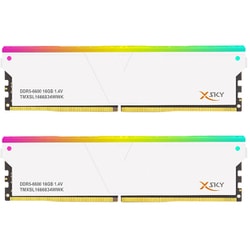 XSky RGB Series PC5-52800 / DDR5 6600Mhz メモリモジュール 16GB×2枚組 TMXSL1666834WWK