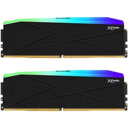 XFinity RGB Series PC5-57600 / DDR5 7200Mhz メモリモジュール 16GB×2枚組 TMXFL1672834KWK