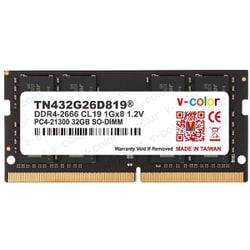 STANDARD SO-DIMM Series PC4-21300 / DDR4 2666Mhz メモリモジュール 32GB TN432G26D819