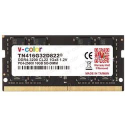 STANDARD SO-DIMM Series PC4-25600 / DDR4 3200Mhz メモリモジュール 16GB TN416G32D822