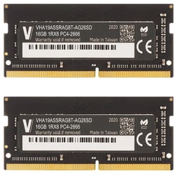 STANDARD SO-DIMM Series （FOR IMAC） PC4-21300 / DDR4 2666Mhz メモリモジュール 16GB×2枚組 VHA19ASSRAG8T-AG26SD