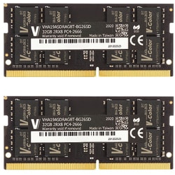 STANDARD SO-DIMM Series （FOR IMAC） PC4-21300 / DDR4 2666Mhz メモリモジュール 32GB×2枚組 VHA19ASDRAG8T-BG26SD