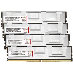 DDR5 OC R-DIMM （AMD TRX50） PC5-56000 / DDR5 7000Mhz メモリモジュール 24GB×4枚組 TRA524G70S834R3Q