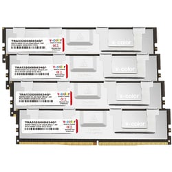 DDR5 OC R-DIMM （AMD TRX50） PC5-54400 / DDR5 6800Mhz メモリモジュール 32GB×4枚組 TRA532G68D834Q