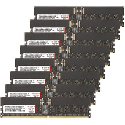 DDR5 OC R-DIMM （AMD WRX90） PC5-51200 / DDR5 6400Mhz メモリモジュール 32GB×8枚組 TRA532G64D832O
