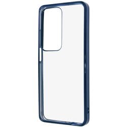 RT-OPA3CC16/AM [OPPO A3 5G Like standard 衝撃吸収 バンパー メタリック ハイブリッドケース ブルー]