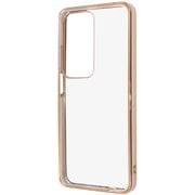 RT-OPA3CC16/PGM [OPPO A3 5G Like standard 衝撃吸収 バンパー メタリック ハイブリッドケース ピンクゴールド]