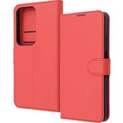 RT-OPA3ELC1/R [OPPO A3 5G Like standard 耐衝撃 マグネットベルト シンプル 手帳型レザーケース レッド]