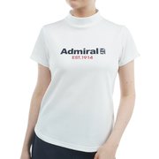 ADLA518 [ゴルフ レディース CARAT ロゴプリントモックシャツ Lサイズ WHT]