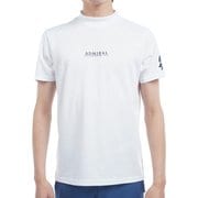 ADMA516 [ゴルフ メンズ 25S フラッグ モックネックシャツ Mサイズ WHT]