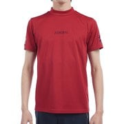 ADMA516 [ゴルフ メンズ 25S フラッグ モックネックシャツ Lサイズ RED]