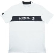 ADMA534 [ゴルフ メンズ CARAT モックネックシャツ Mサイズ WHT]