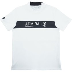 ADMA534 [ゴルフ メンズ CARAT モックネックシャツ LLサイズ WHT]