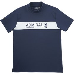 ADMA534 [ゴルフ メンズ CARAT モックネックシャツ Lサイズ NVY]
