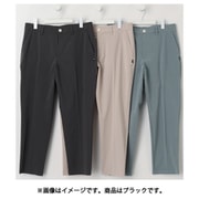 ゴルフパンツ メンズ 4WAYストレッチ マイクロチェック柄 ロングパンツ サイズ:5 ブラック 012-5131007-010-5