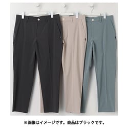 ゴルフパンツ メンズ 4WAYストレッチ マイクロチェック柄 ロングパンツ サイズ：7 ブラック 012-5131007-010-7